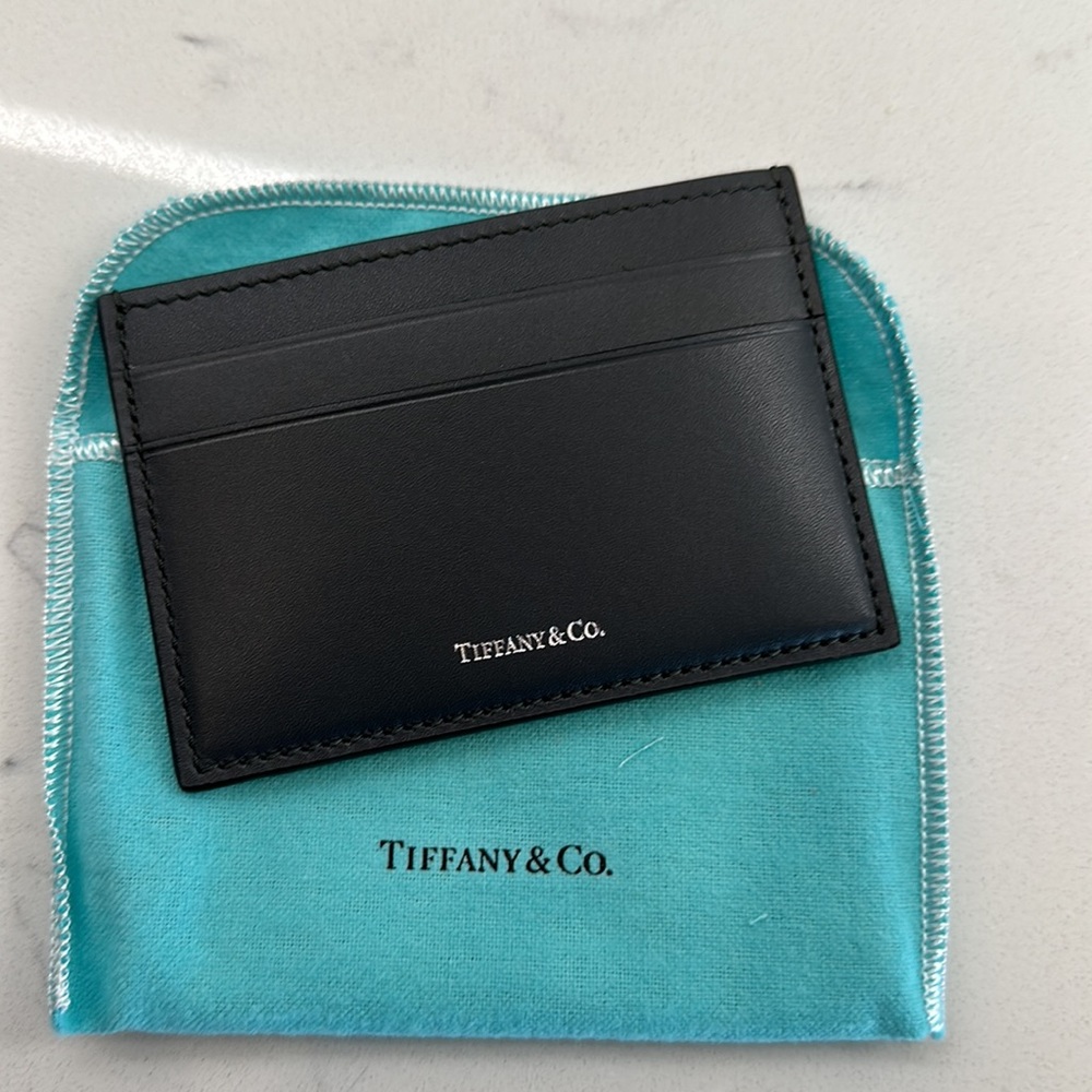 Tiffany & Co card Italian leather card case